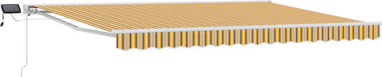 vidaXL Yellow Awning Frame with PU Coating 3x5m