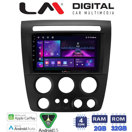 LM Digital Car Audio System Hummer H3 2006 2011 Bluetooth USB Wi-Fi GPS Apple CarPlay Android Auto