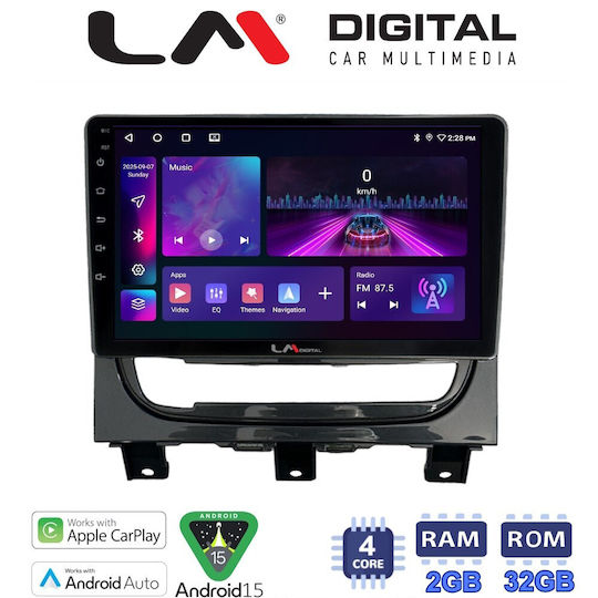 LM Digital Car Audio System for Fiat Strada 2012 to 2020 Bluetooth USB Wi-Fi GPS Apple CarPlay Android Auto