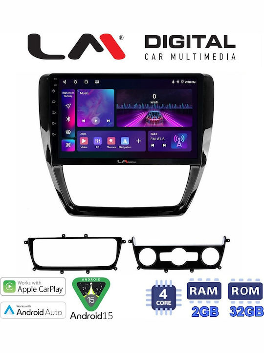 LM Digital Car Audio System for Volkswagen Jetta 2011 2018 Bluetooth USB Wi-Fi GPS Apple CarPlay Android Auto