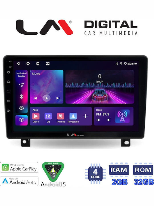 LM Digital Auto-Audiosystem für Opel Astra / Agila / Combo / Corsa / Vectra / Zafira Suzuki Ignis 2004 > 2009 Bluetooth USB Eingebautes Wi-Fi GPS Apple CarPlay Android Auto