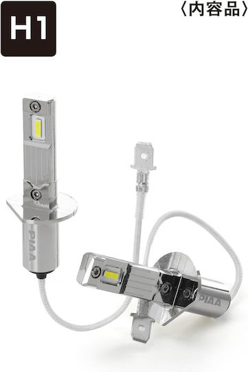 PIAA Крушка за автомобил и мотоциклет H1 LED 6000K Хладно бяло 12V 11W
