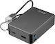 Sandberg Nano Power Bank 20000mAh 20W cu Port USB-A și Port USB-C Power Delivery Negru