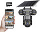 TN-116 Cameră de Supraveghere IP Triplu Wi-Fi/4G Full HD+ 5MP Rezistentă la Apă cu Baterie cu Comunicare Bidirecțională și Obiectiv 4mm