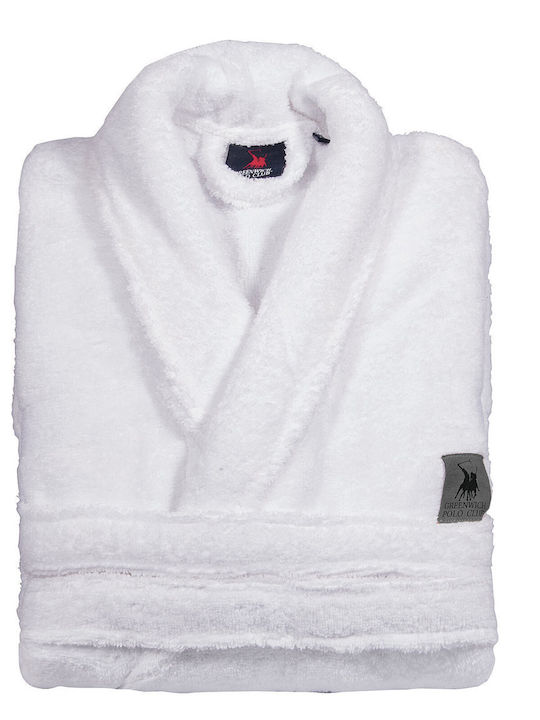 Greenwich Polo Club 3200 Bademantel Weiß 390g/m²