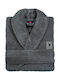 Greenwich Polo Club 3203 Unisex Bademantel Dunkelgrau 390g/m²