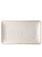 Lukanda Serving Platter Rectangular from Porcelain White 27x16cm 6 Pieces