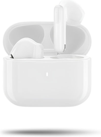 Wiwu T29 ENC Earbud Bluetooth Handsfree Headphones with Charging Case White