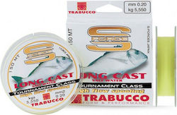 Fishing Line Trabucco S-Force Long Cast 300m Colour Yellow Size 0.20