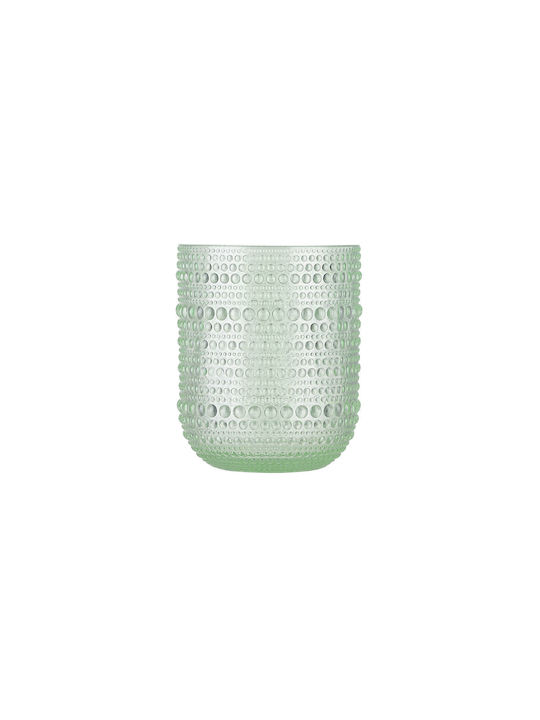 Estia Water Glass Low Dots Glass 273ml Green 07-39509