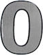 Self-adhesive Number "0" 4 Cm Preventa