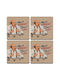 Koupakoupa Yes Hey I Am Cooling Wooden Coaster KP 33959 Coaster Square 4 Pieces