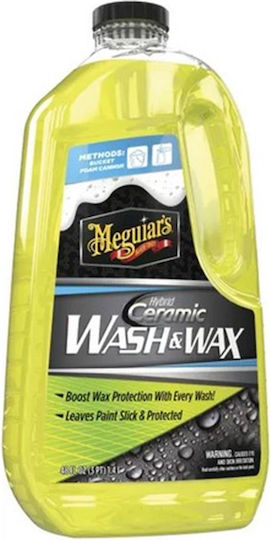 Meguiar's Hybrid Keramik Wasch- und Wachs Shampoo Autoshampoo mit Keramik 1L