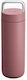 Fellow Handled Tumbler Thermos Stainless Steel BPA Free 591ml Desert Rose with Straw and Handle