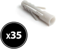 Concrete Brick Dowels 6 × 30 Mm 35 Pieces Pack Concrete Brick Dowels 6 × 30 Mm 35 Pieces Pack