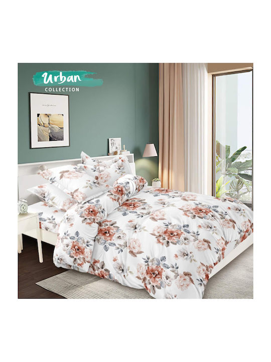 Single Quilt Set 160x240cm Super Multicolour 3 Pieces 250 GSM