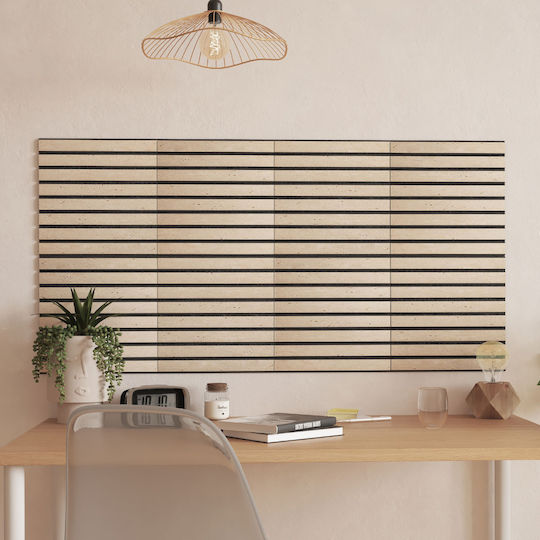 3D Wall Panels Beige Self-Adhesive 30x30cm 2 Pieces