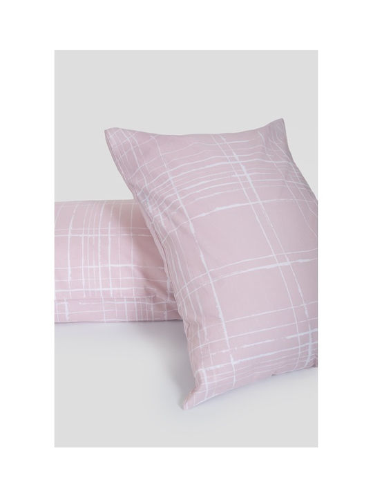 Biokarpet Μαξιλαροθήκες Naf Naf Summit 152 Pacific Pink-σετ Μαξιλαροθήκες