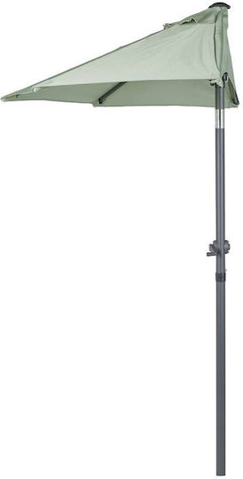 Umbrelă Suspendată Rotundă Din Aluminiu Siesta Verde Φ1.84m