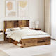 vidaXL Wooden Brown Bed Headboard 166.5x100cm
