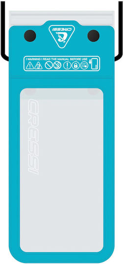 Cressi Jimmy Phone Case 7'' Αδιάβροχη Θήκη Κινητού Απόλυτη Προστασία Γαλάζιο
