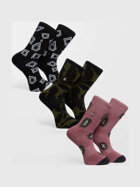 Volcom Șosete Pentru Bărbați Multi 3Pack