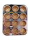 Φόρμα Muffin Woodstone Αντικολλητική Καφέ 12 Θέσεων 26,8x35,5x3cm 32675 Κωδ.16783