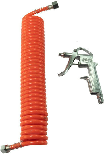 Air Blow Gun 5m Pu Hose Pneumatic Precise Cleaning Easy To Use