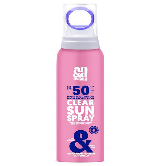 AndBeauty Αδιάβροχο Αντηλιακό Mist Προσώπου & Σώματος SPF50 300ml