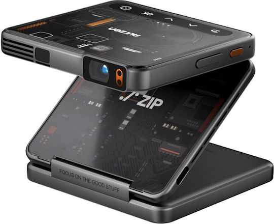 Aurzen ZIP Tri-Fold Mini Proiector DLP HD cu Wi-Fi și Difuzoare Încorporate