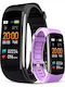 Giewont Gw200-8 Smartwatch Black Purple 2 Straps