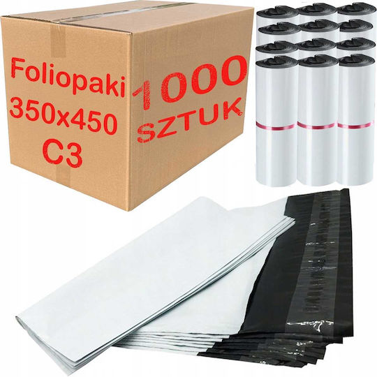 Pungi Curier Albe C3 350x450mm 1000 Bucăți