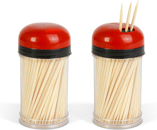 Bamboo Toothpicks Baker's Secret 340 Pcs 7 Cm Set 2 X 170 Pcs In Container Daily Use