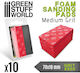 Green Stuff World Foam Sandpaper Modeling Tools & Accessories 1 Piece 600 Grit