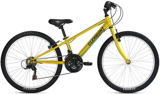 Clermont Freeland 24 Zoll Kinderfahrrad Mountainbike 2026 Gelbes
