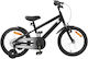 vidaXL Bicicletă Copii BMX Neagră 16"