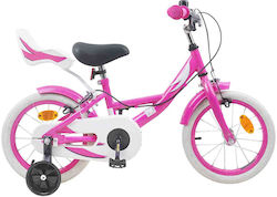 vidaXL 16" Παιδικό Ποδήλατo BMX Ροζ