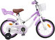 vidaXL 12 Zoll Kinderfahrrad BMX Lila