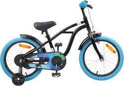 vidaXL 16" Παιδικό Mountain Bike Μαύρο