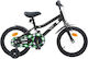 vidaXL 12" Kids' Bicycle Black