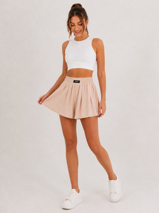 Γυναικείο Αθλητικό Σορτς Beige