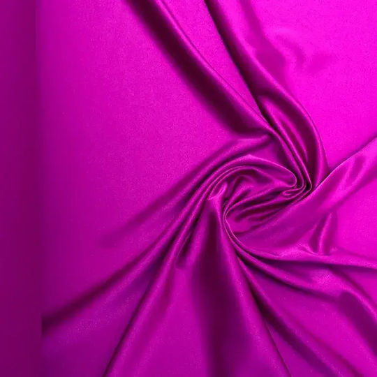Decoration Fabric Satin By Meter Width 150cm Matte Majenta