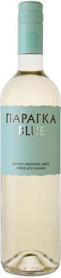 Κυρ Γιάννη Κρασί Παράγκα Blue Μοσχοφίλερο Λευκό Ημίξηρο Αμυνταίου 750ml