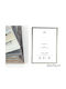 ArteLibre Wooden Photo Frame with Silver Frame (Various Colors)