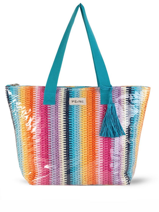 Kbas Kunststoff Strandtasche Türkis Kbas Kunststoff Strandtasche Türkis