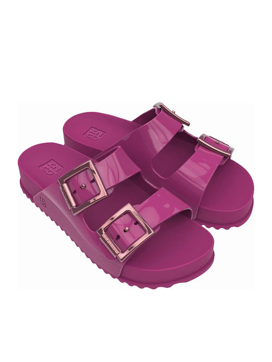 Fuchsia Women's Flip Flops 18063 BA307
