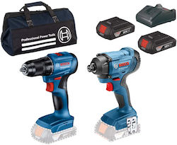 Bosch Kit GSR 185 + GDR180 Σετ Κατσαβίδι & Παλμικό Κατσαβίδι Bosch Kit GSR 185 + GDR180 Σετ Κατσαβίδι & Παλμικό Κατσαβίδι