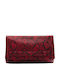 Leather Women's Handbag Red