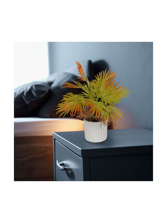 Artificial Decorative Palm Plant 22 Cm In Pot Realistic Design Home Office Decor