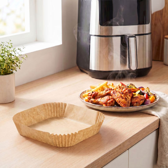 Hârtii Antiaderente pentru Air Fryer 23x23cm 50buc
